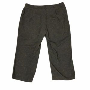 Sandro Women’s Cropped Pants Gray Slacks 20W Plus Size